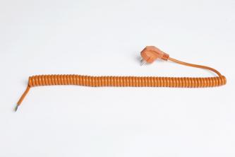 3x0,75mm Spiral Kablo Fişli