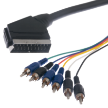 Scart 3RCA Kablo 2 Metre